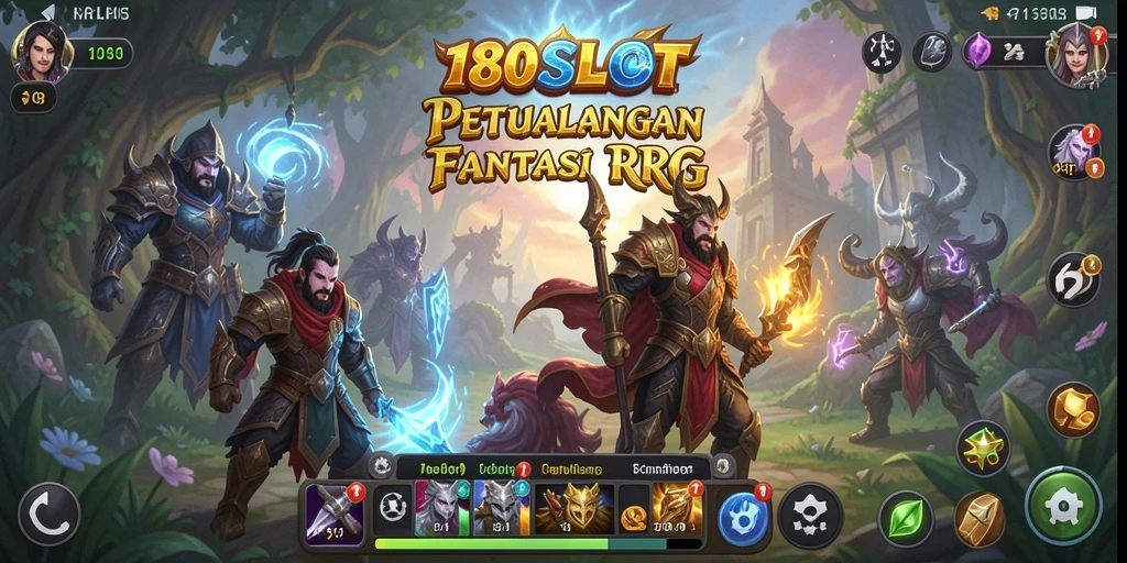 Gambaran menarik gameplay RPG di 180SLOT dengan aksi penuh petualangan.