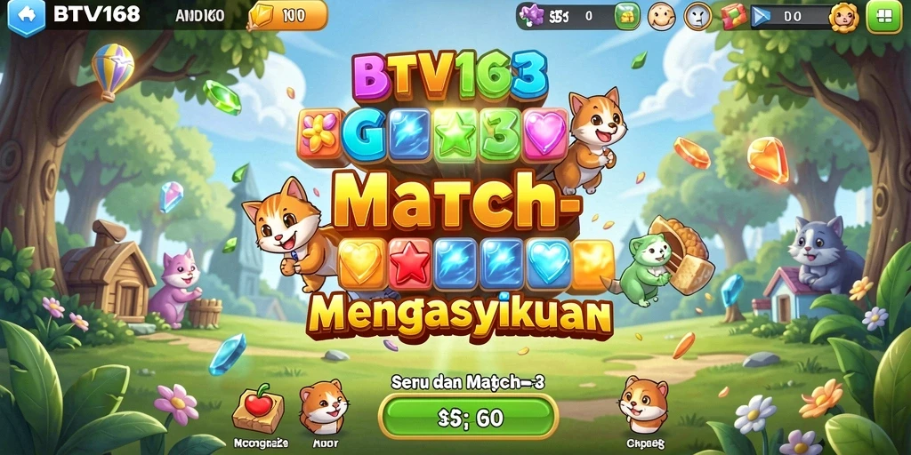 Tampilan grafis menarik dari gameplay BTV168 yang penuh warna.