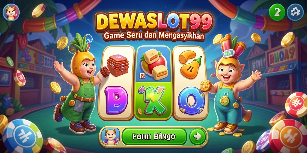 Tampilan gameplay seru DEWASLOT99 saat bermain Bingo.