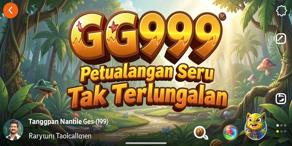 Tampilan menakjubkan dari gameplay petualangan GG999 yang mendebarkan.