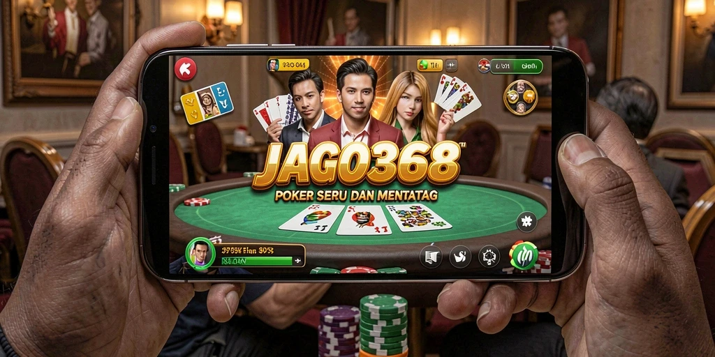 Screenshot JAGO368 menampilkan gameplay Poker yang menarik.