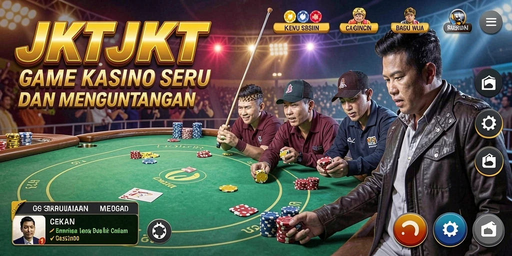 Tampilan gameplay JKTJKT yang menghibur dan penuh aksi untuk pengalaman Kasino terbaik.