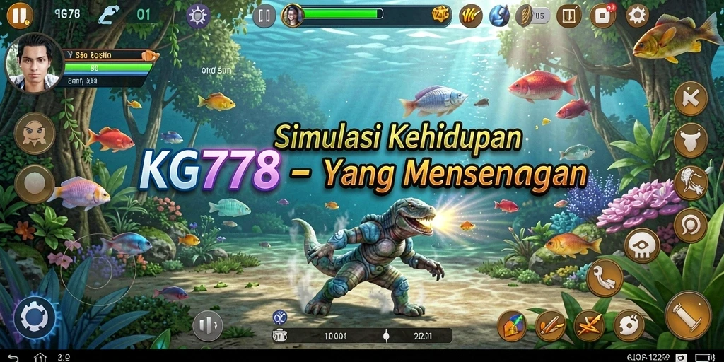 Screenshot KG778 menampilkan gameplay menarik dari simulasi kehidupan.