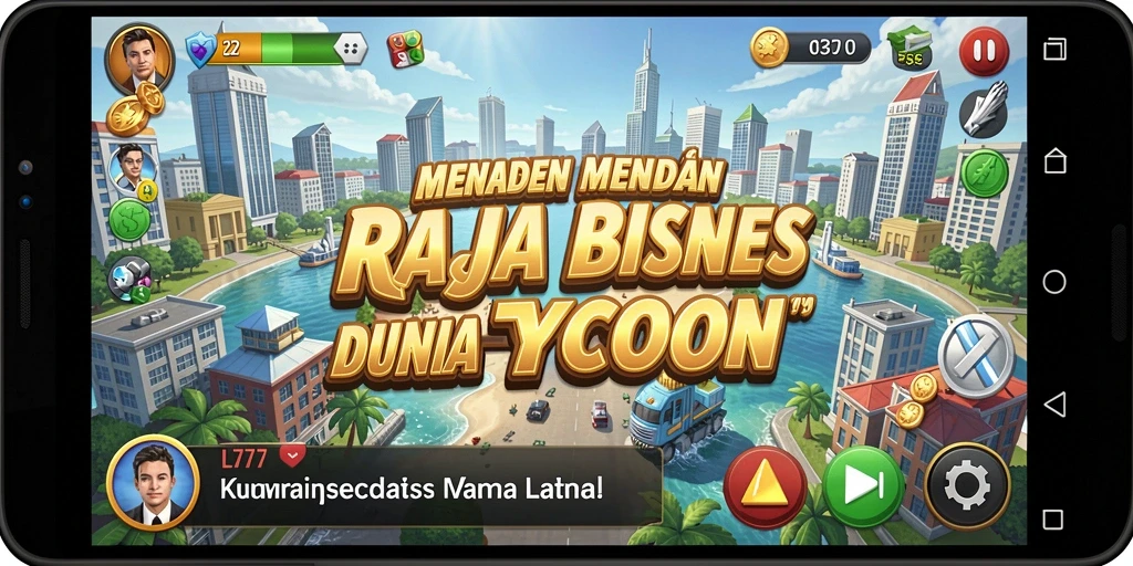 Screenshot utama L777 menampilkan pengalaman gameplay Tycoon yang menarik.