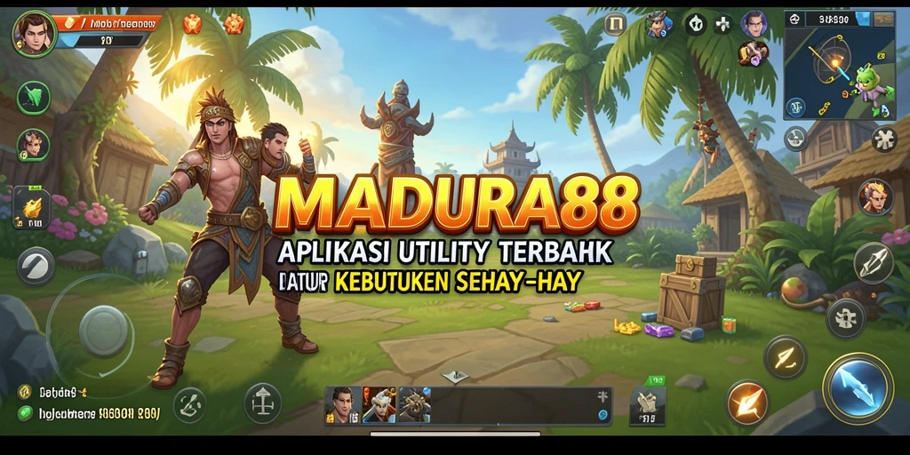 Tampilan utama MADURA88 dengan fitur praktis untuk pengguna.