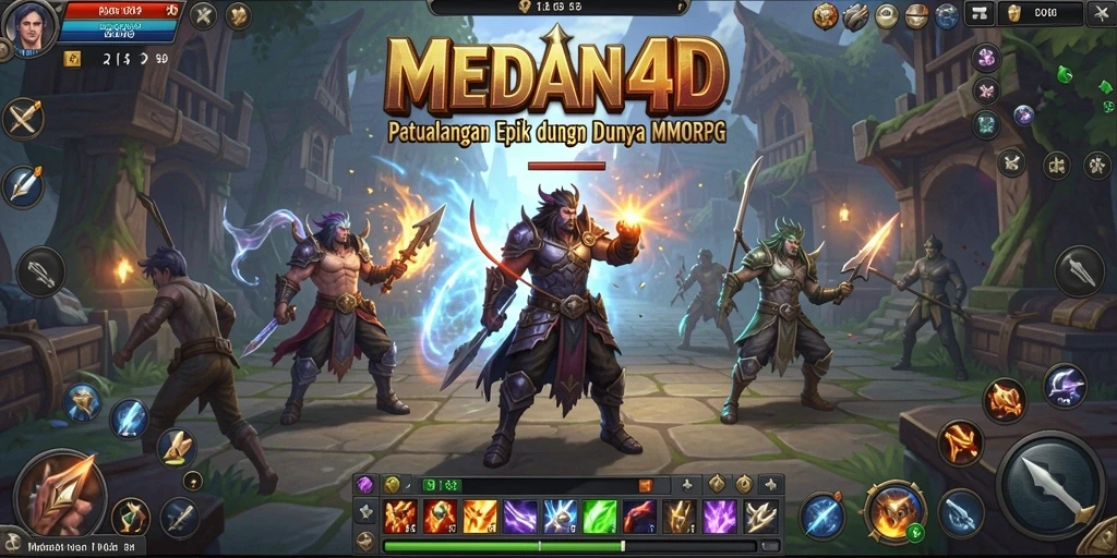 Screenshot gameplay MEDAN4D dengan grafis menawan dan aksi seru.