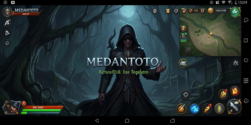 Screenshot gameplay MEDANTOTO yang menegangkan dan misterius.