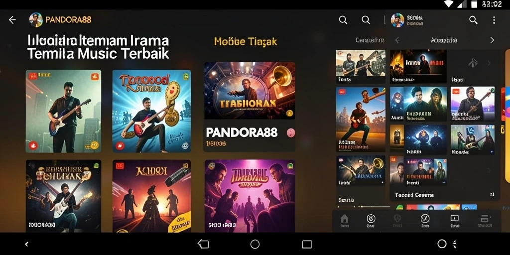 Screenshot gameplay PANDORA88 yang menunjukkan pengalaman musik yang interaktif.