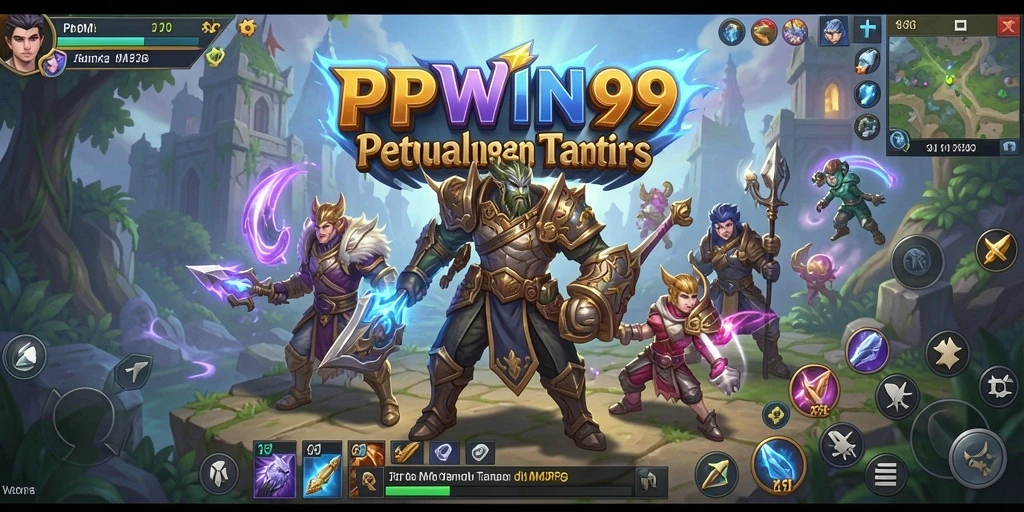 Screenshot gameplay PPWIN99 yang menampilkan pertarungan seru dalam MMORPG.