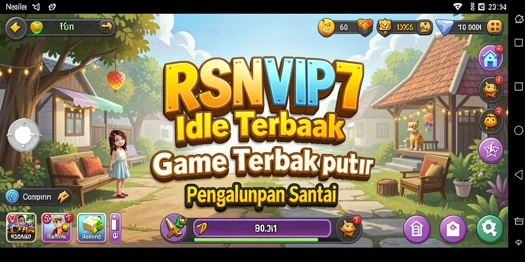 Tampilan gameplay RSNVIP7 yang memukau dengan karakter berkembang.