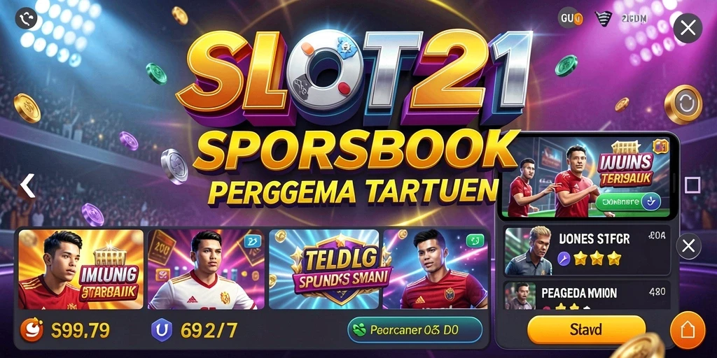 Tampilan gameplay yang menarik dari aplikasi Sportsbook SLOT21.