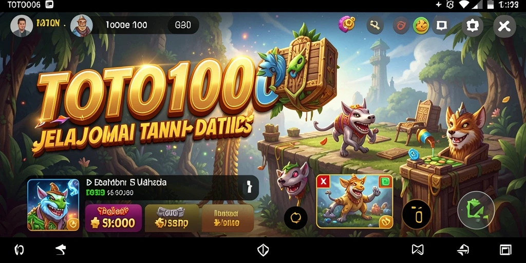 Tampilan gameplay TOTO1000 yang menawan dalam dunia Open World.