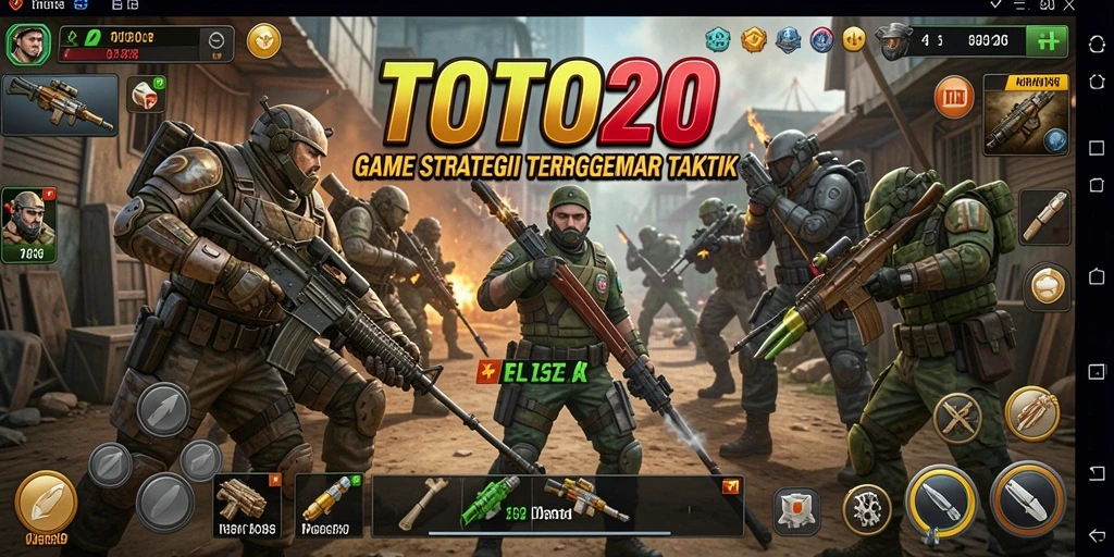 Tampilkan gameplay strategis yang mendebarkan dari TOTO20.