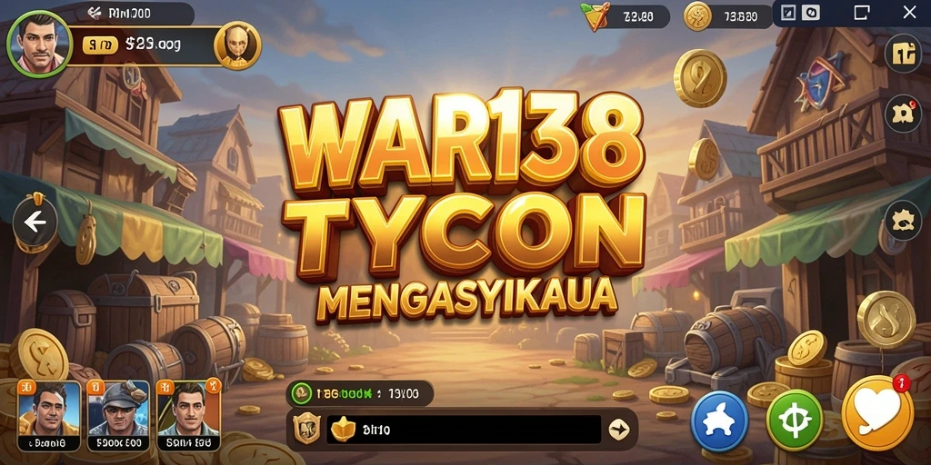 Tampilan gameplay WAR138 yang menegangkan dalam dunia Tycoon.