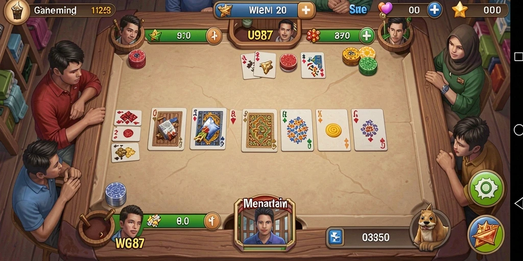 Tampilan gameplay WG87 yang seru dan interaktif.
